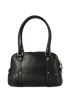 Interlocking G Perforated Shoulder Bag, &pound;250, Handbags, Black, Leather, Back view